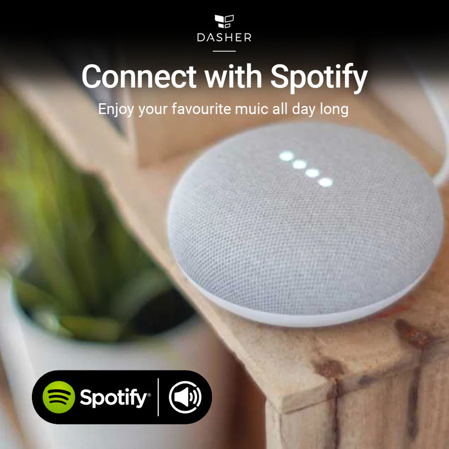 Google Nest Mini 2nd Generation Smart Speaker with Google Assistant Bluetooth Speaker with English and Muliti Language Compatibility for Use Anywhere