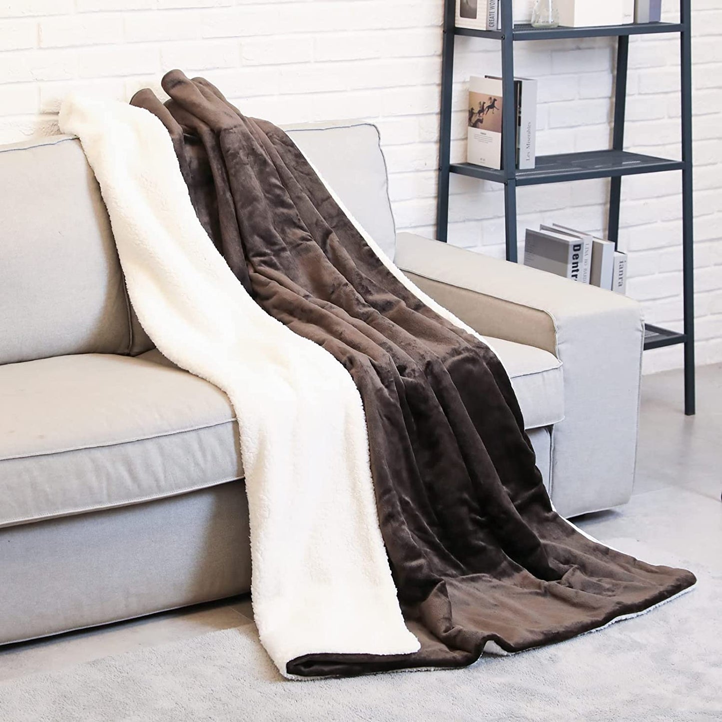 Electric blanket, 180 x 130 cm flannel electric blanket with Automatic switch-off, electric heating blanket, timer function, overheating protection with 3 temperature settings, washable up to 30°c,