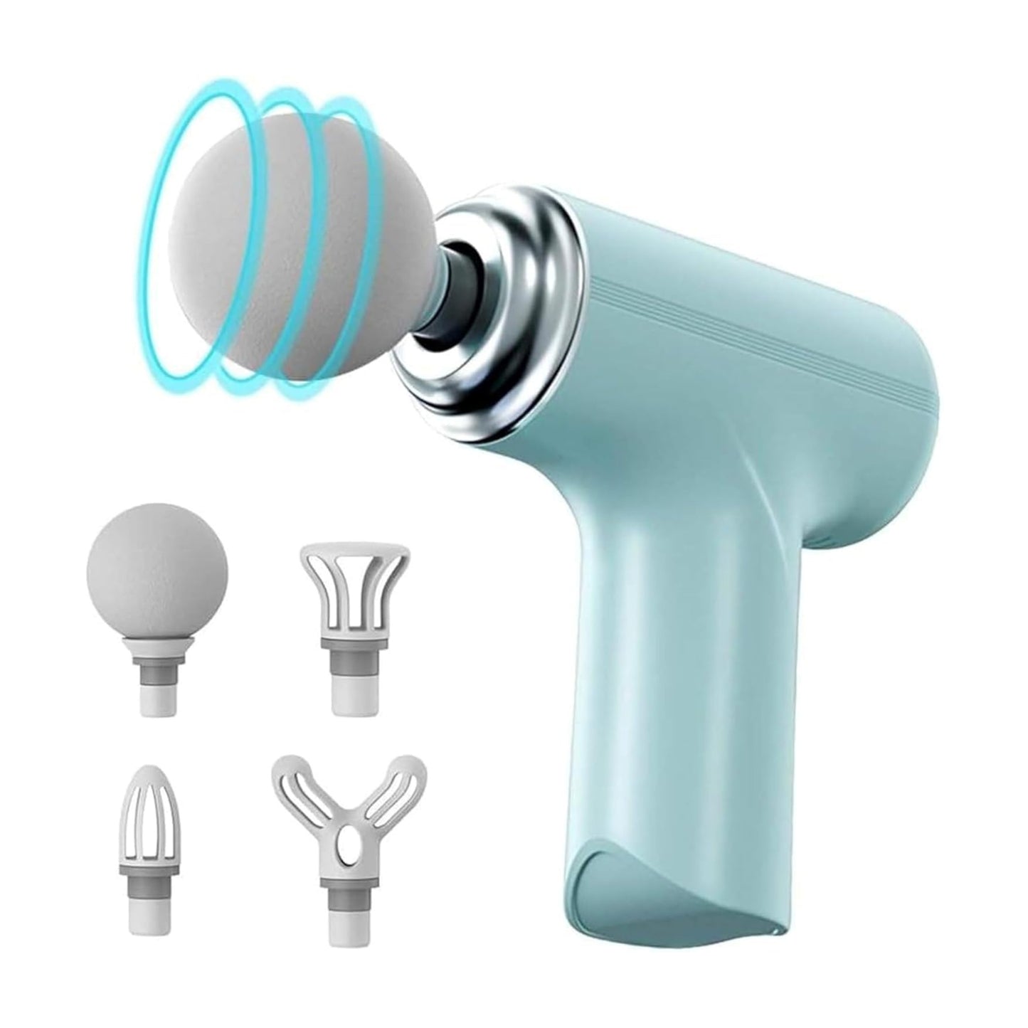 Massage Gun Deep Tissue, Muscle & Body Pain Relief | Special Body Massager for Pain Relief | Massage Gun for Back Leg & Full Body, Neck, Shoulder, Back, Foot | 4 Specialized Heads For Full Body Pain Relief