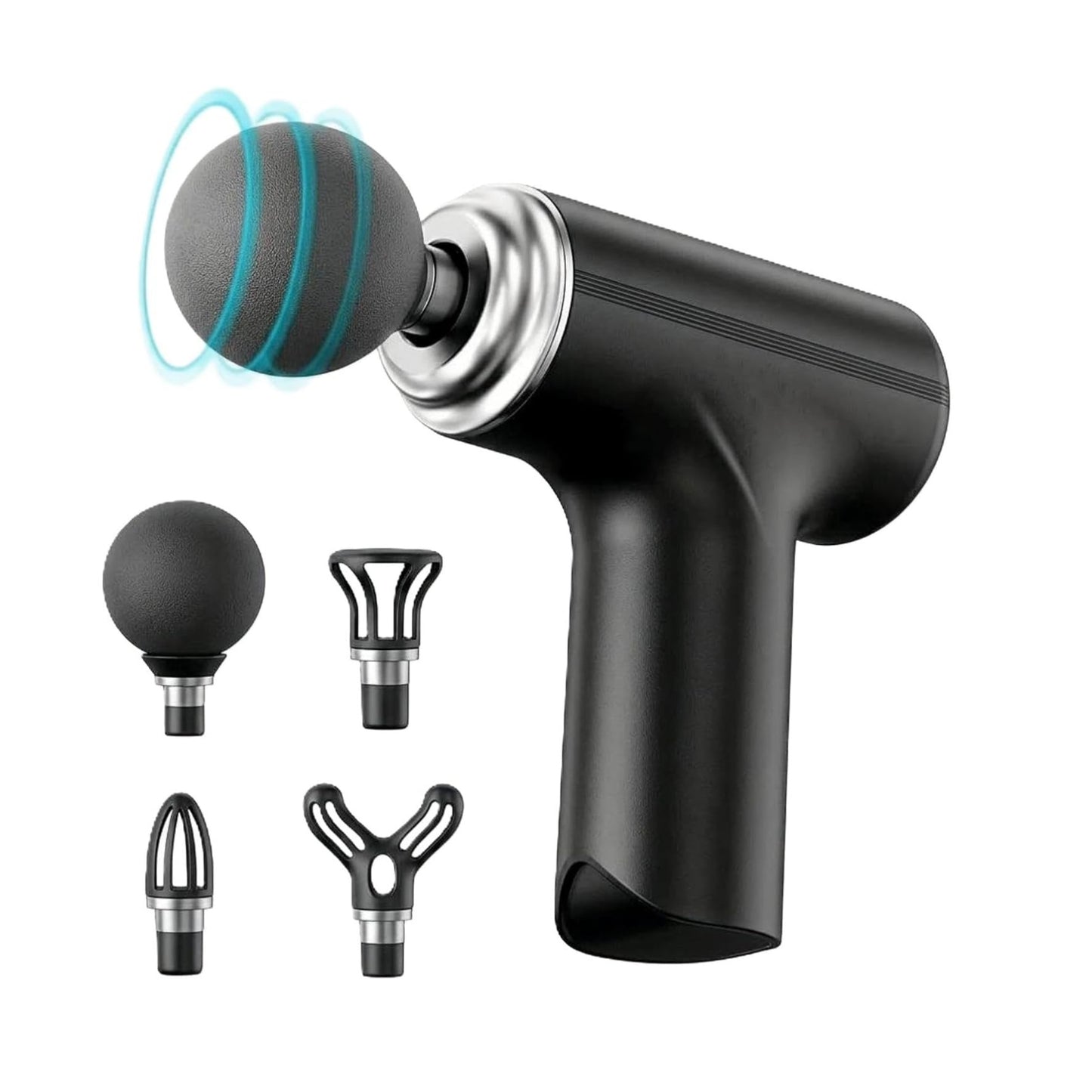 Massage Gun Deep Tissue, Muscle & Body Pain Relief | Special Body Massager for Pain Relief | Massage Gun for Back Leg & Full Body, Neck, Shoulder, Back, Foot | 4 Specialized Heads For Full Body Pain Relief