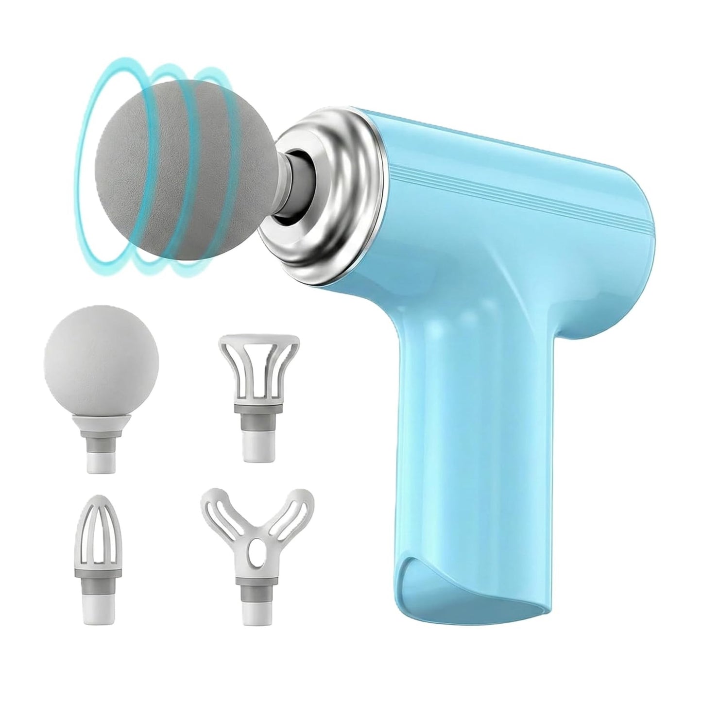 Massage Gun Deep Tissue, Muscle & Body Pain Relief | Special Body Massager for Pain Relief | Massage Gun for Back Leg & Full Body, Neck, Shoulder, Back, Foot | 4 Specialized Heads For Full Body Pain Relief