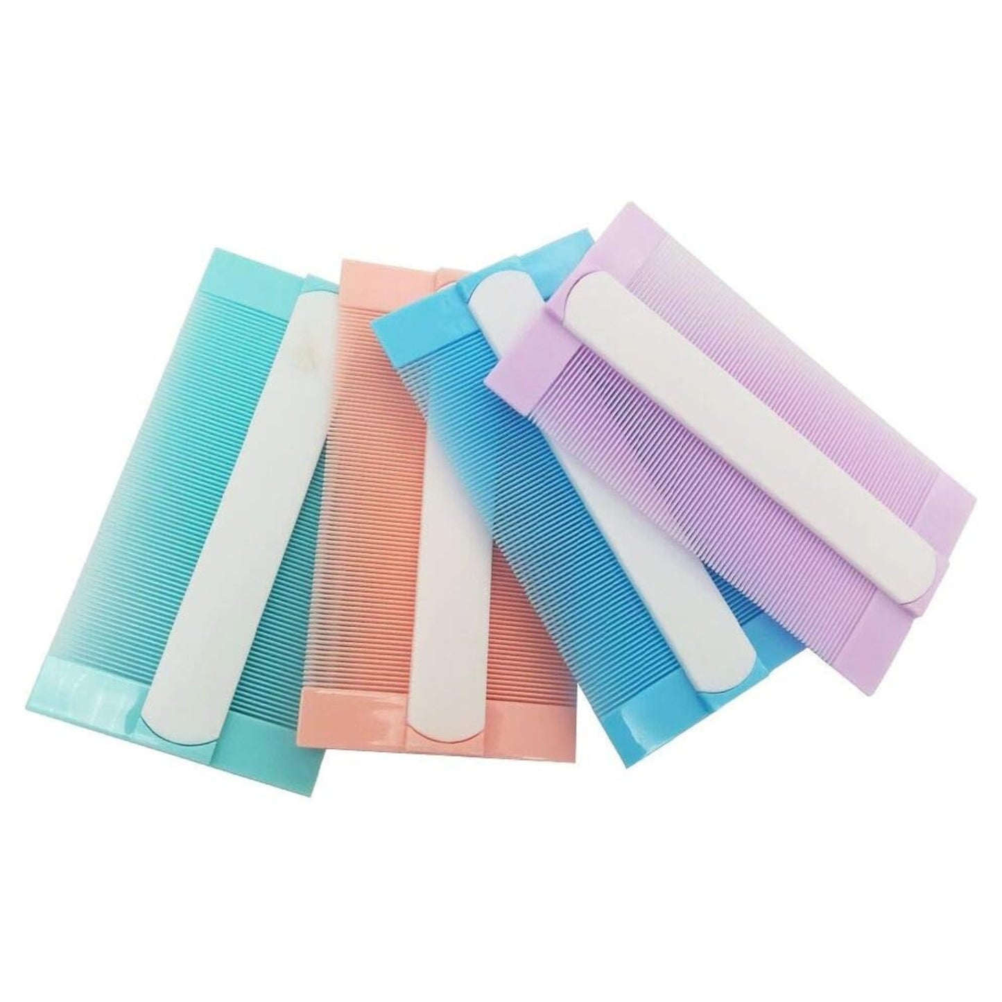 Lice Combs 8 Pack Nit Combs 4 Colors Lice Removal Combs Double Sided Teeth for Kids Adults Pets Head Lice Treatment