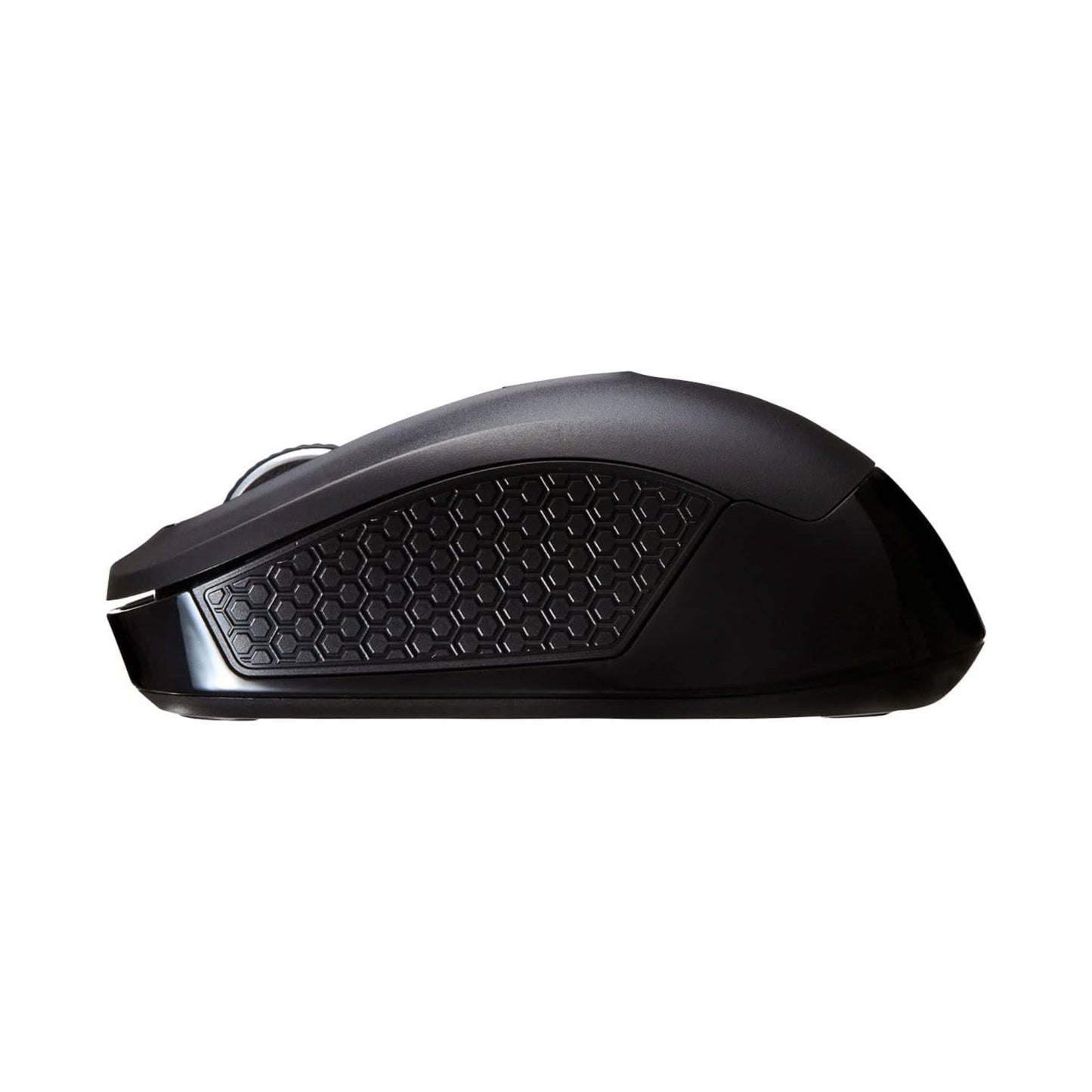 Sanwa Supply MA-WBLC41BK Wireless Type-C Blue LED Mouse Compatible with Windows, Mac, Android, IOS iPadOS, FireOS (Black)