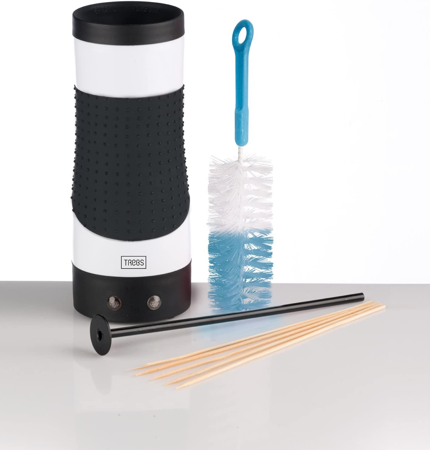 Original Brand Trebs Cooker Vertical & Egg Roll Maker non-stick coating With wooden sticks and oil distributor and recipes