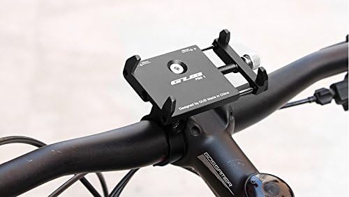 GUB PRO1 Universal Alloy Bike Cell Phone Holder Aluminum Bicycle Handlebar Phone Support for 3.5-6.2inch Bike Bracket Mount