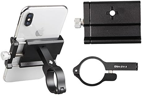 GUB PRO1 Universal Alloy Bike Cell Phone Holder Aluminum Bicycle Handlebar Phone Support for 3.5-6.2inch Bike Bracket Mount