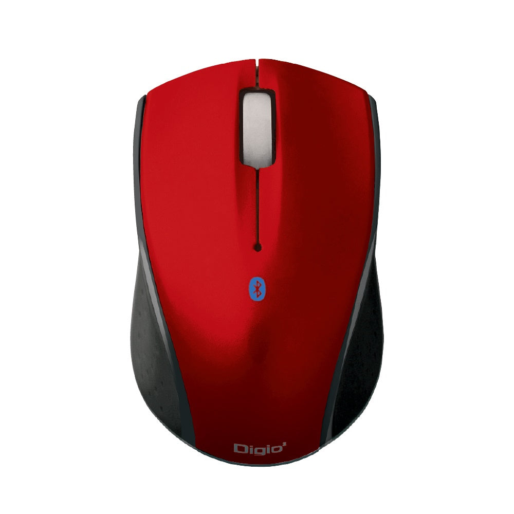 Like A New Bluetooth MUS-BKT99R Digio2 Tablet-Compatible Mouse, Red [BlueLED, Wireless, 3 Buttons, silent button