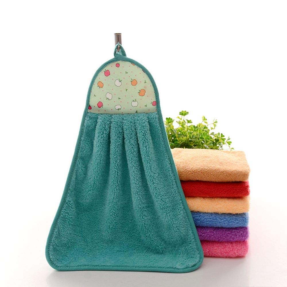 4pc Microfiber Hand Towel | Sink Towel with Hanging Loop | Wash Basin Hanging Hand Towel | for Bathroom Kitchen Home | Multicolour - Gulybaba - Genuine products online Marketplace in Pakistan