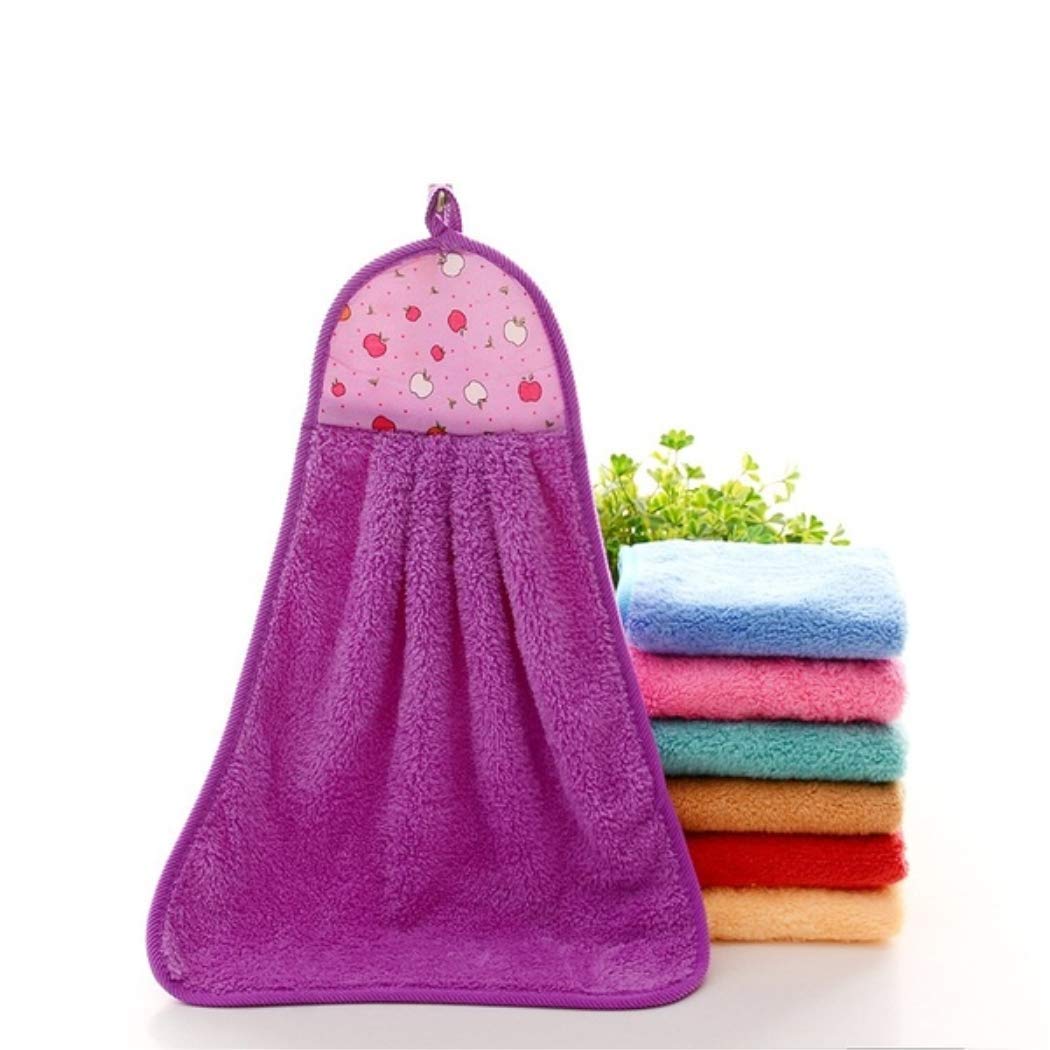 4pc Microfiber Hand Towel | Sink Towel with Hanging Loop | Wash Basin Hanging Hand Towel | for Bathroom Kitchen Home | Multicolour - Gulybaba - Genuine products online Marketplace in Pakistan
