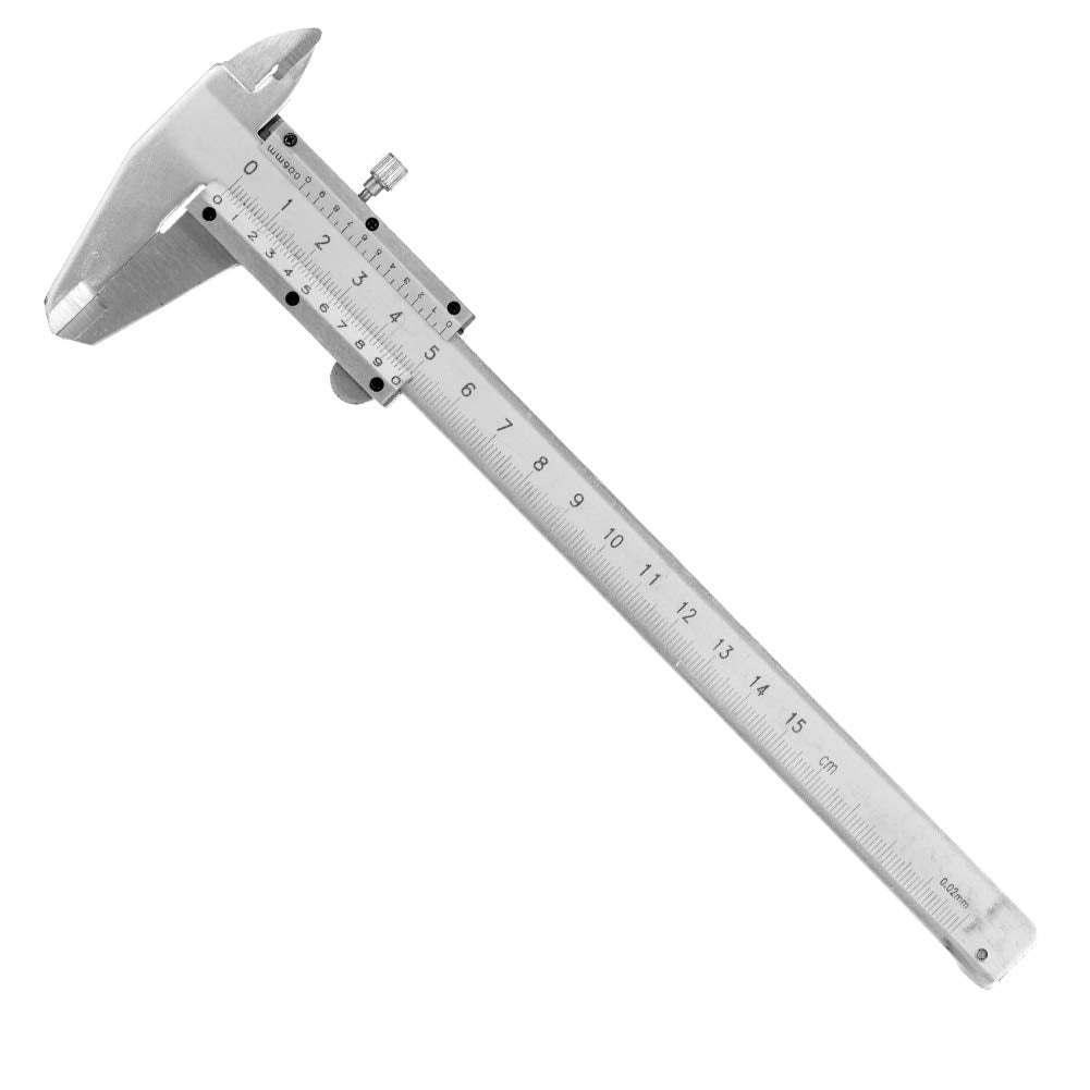 0.02MM Precision Vernier Caliper Vernier Measuring Tool Metal Vernier Caliper Convenient for Vernier Measuring Tool for Archaeological Measurement