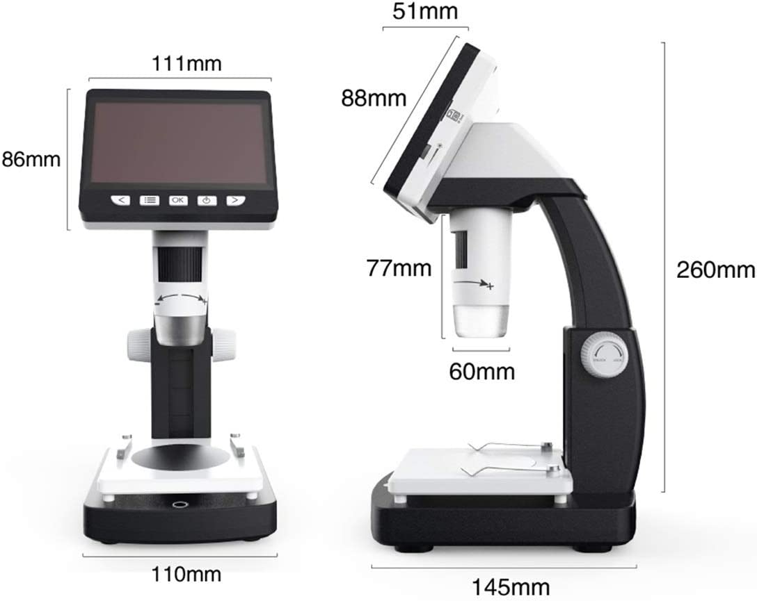 KDJC AYT inskam306 1080P 4.3 inch Display Screen HDMI Port HD Digital Microscope