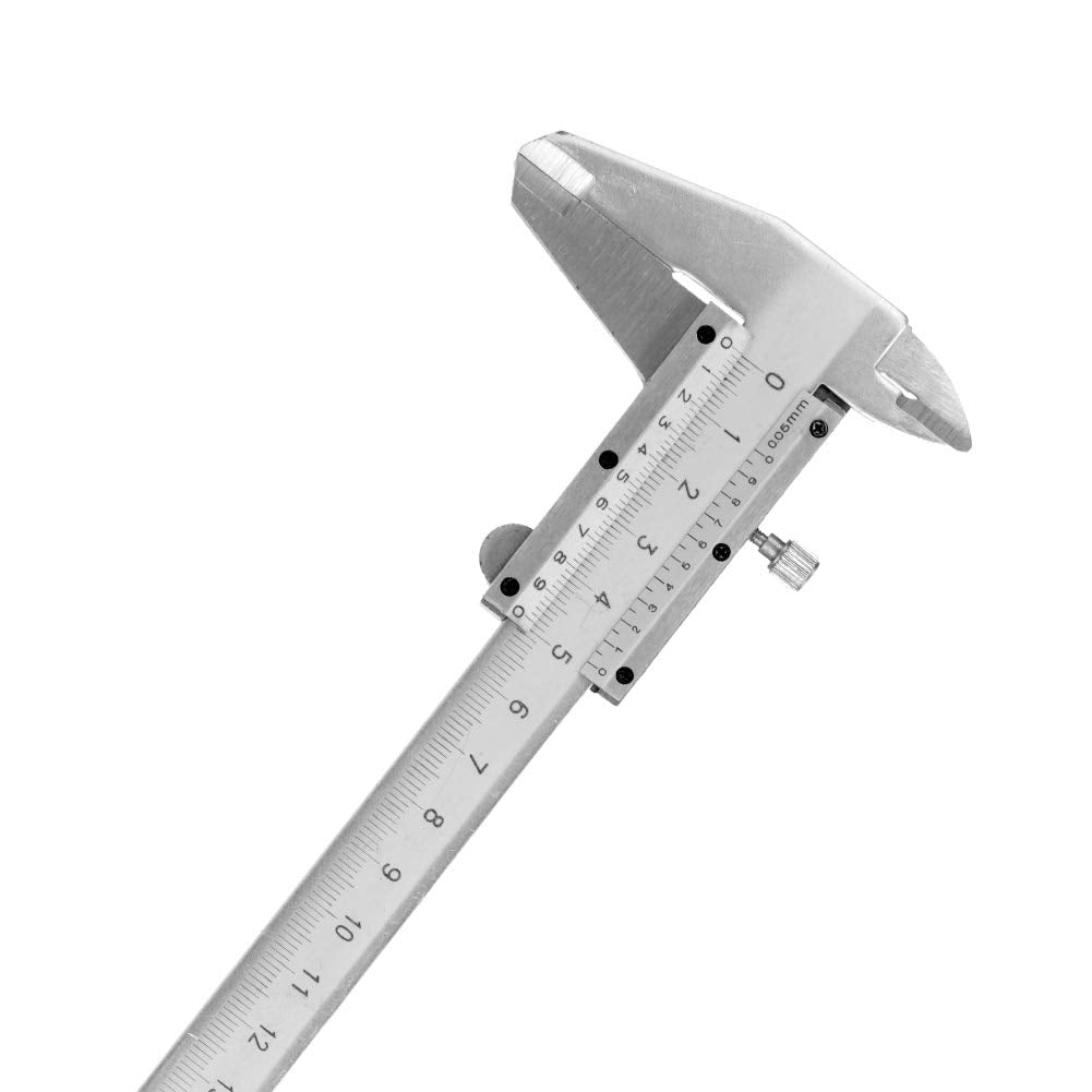 0.02MM Precision Vernier Caliper Vernier Measuring Tool Metal Vernier Caliper Convenient for Vernier Measuring Tool for Archaeological Measurement