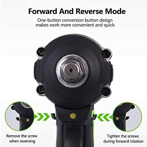 ETP 98VF 320NM (Without Box) 1/2 Electric 12800mah Cordless Drill Impact Wrench Torque Tool Lock LED for DIY, Home and General Building, Engineering Using, Car Repairing