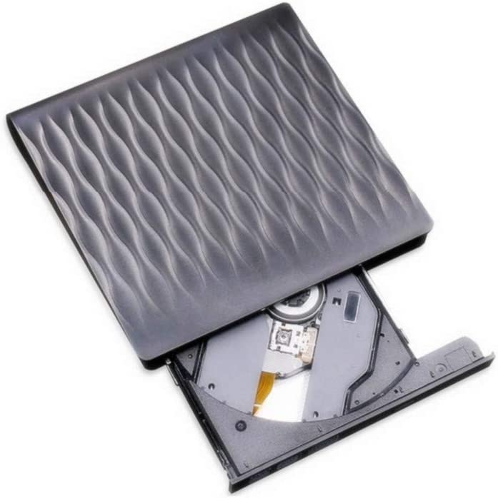 External CD DVD Drive, USB 3.0 Portable Ultra Slim CD DVD Drive Player Burner Writer Reader Rewriter, Optical Disc Drive for PC, Laptop and Desktop, Support Windows 7/8/10/XP/Vista/Mac OS