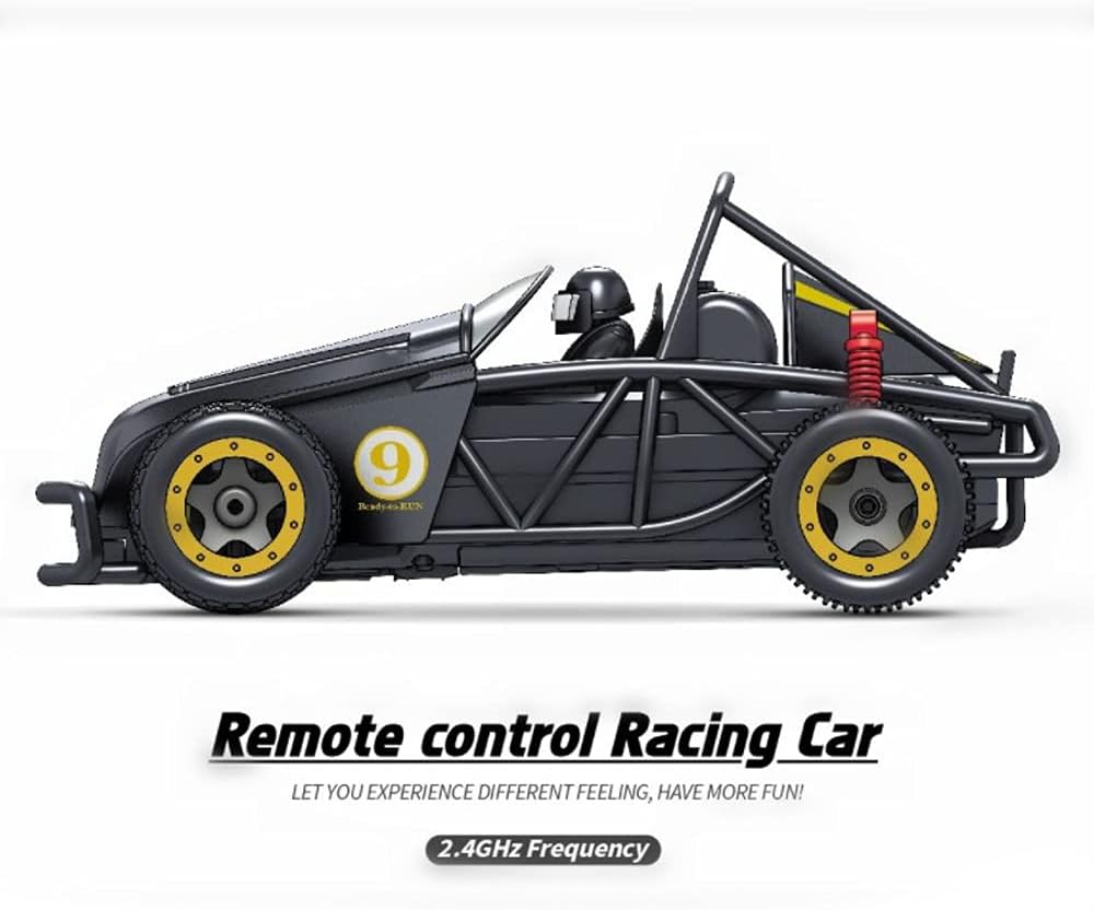 XMFQUAN 1/20 Mini Electric Remote Control F1 Racing Car, 2.4G High Speed Drift Charging RC Rally Truck, Drop-Resistant Non-Slip Off-Road RC Vehicle Model, Parent-Child Interactive Toy Car