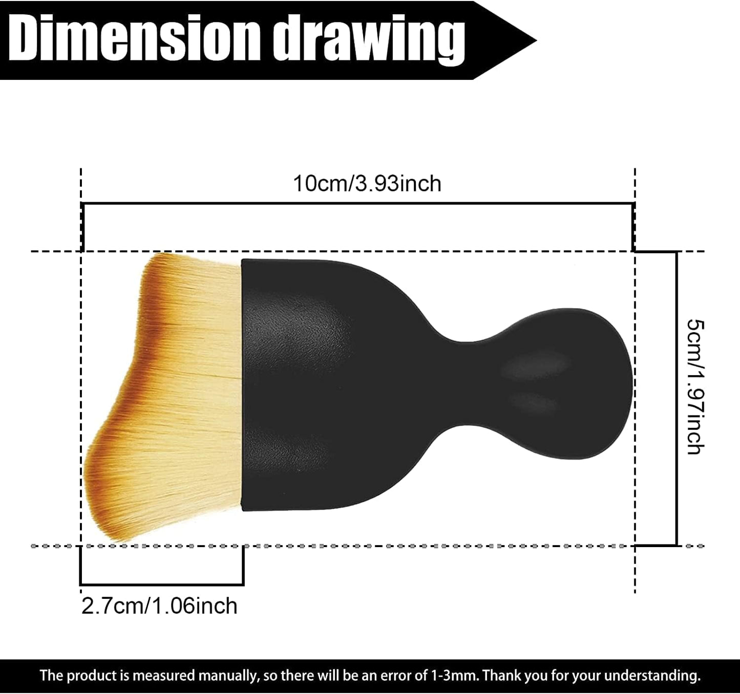 3Pcs Car Cleaning Brush Car Duster Car Nanofiber Brushes for Detailing Interior, Car Detailing Brush, Soft Bristles Cleaning Brush Dusting Tool for Dashboard,Keyboard,Air Conditioner,Gap,Window Railing