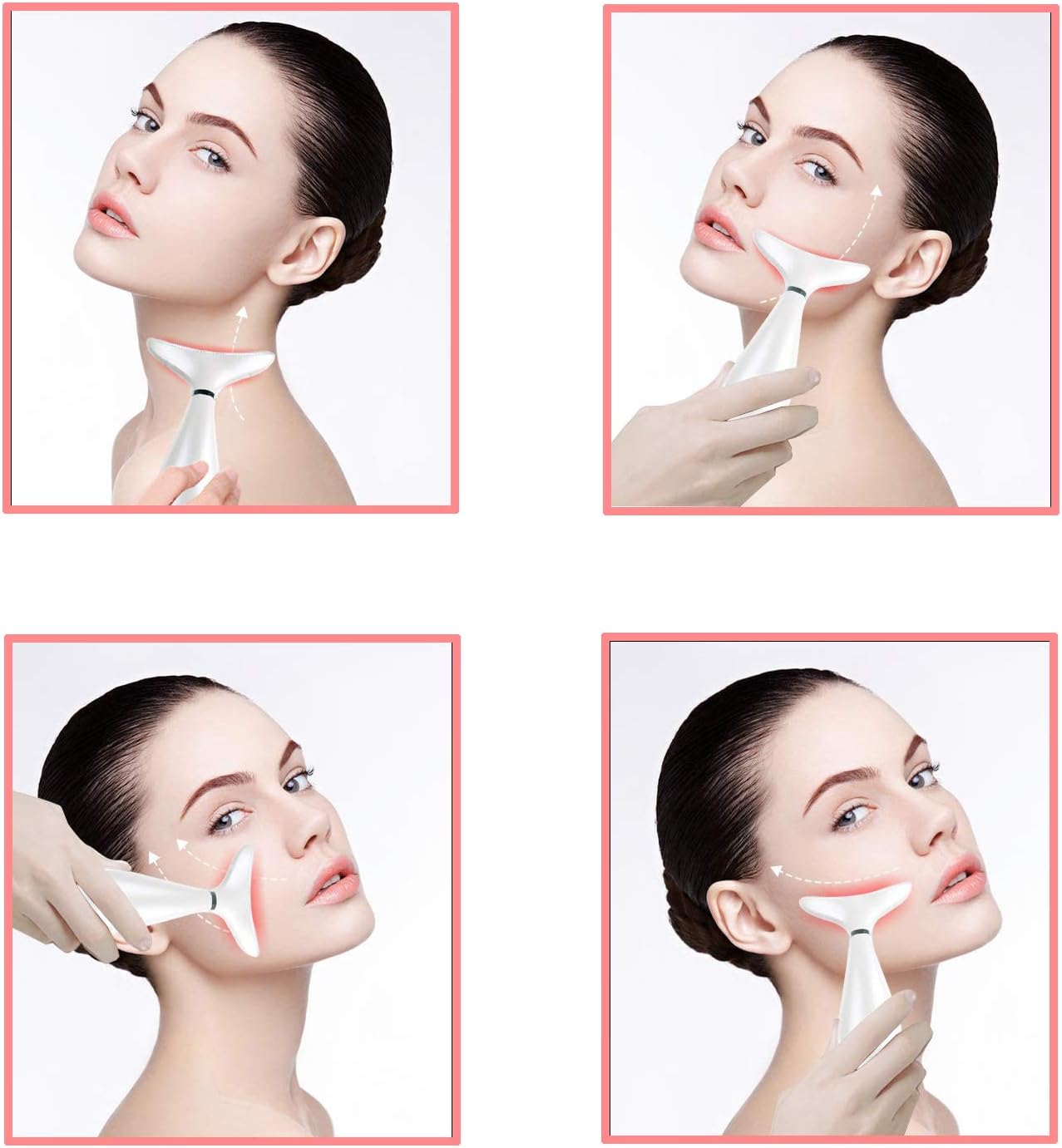 Facial Lifting Machine, Wrinkle Removal Machine for Skin Tightening, Ultrasonic Anti-Wrinkle Anti-Aging for Face Neck Women