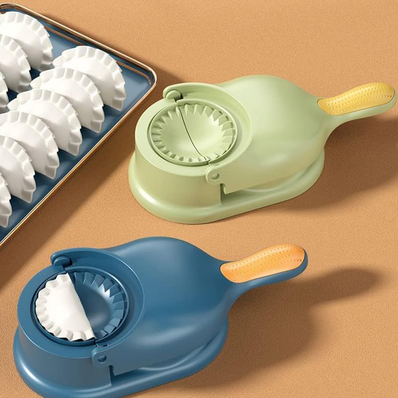 2 In 1 Dumpling Maker,Dumpling Press Skin Maker Machine,Manual Dumpling Maker Mould,Multifunctional Dumpling Wrapper Making Tools for Making Dumplings and Ravioli