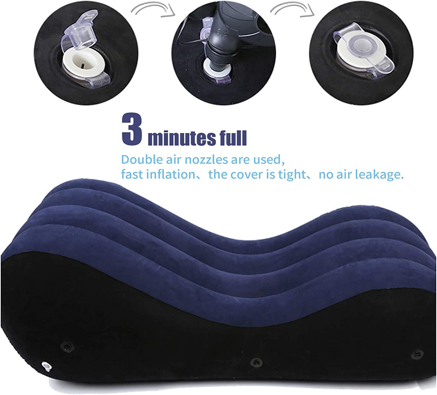 PLKO Inflatable Sofa,Inflatable Sofa Bed, Inflatable Sofa Relaxation Tools,Portable Inflatable Sofa Lounge Chair ,for Bedroom