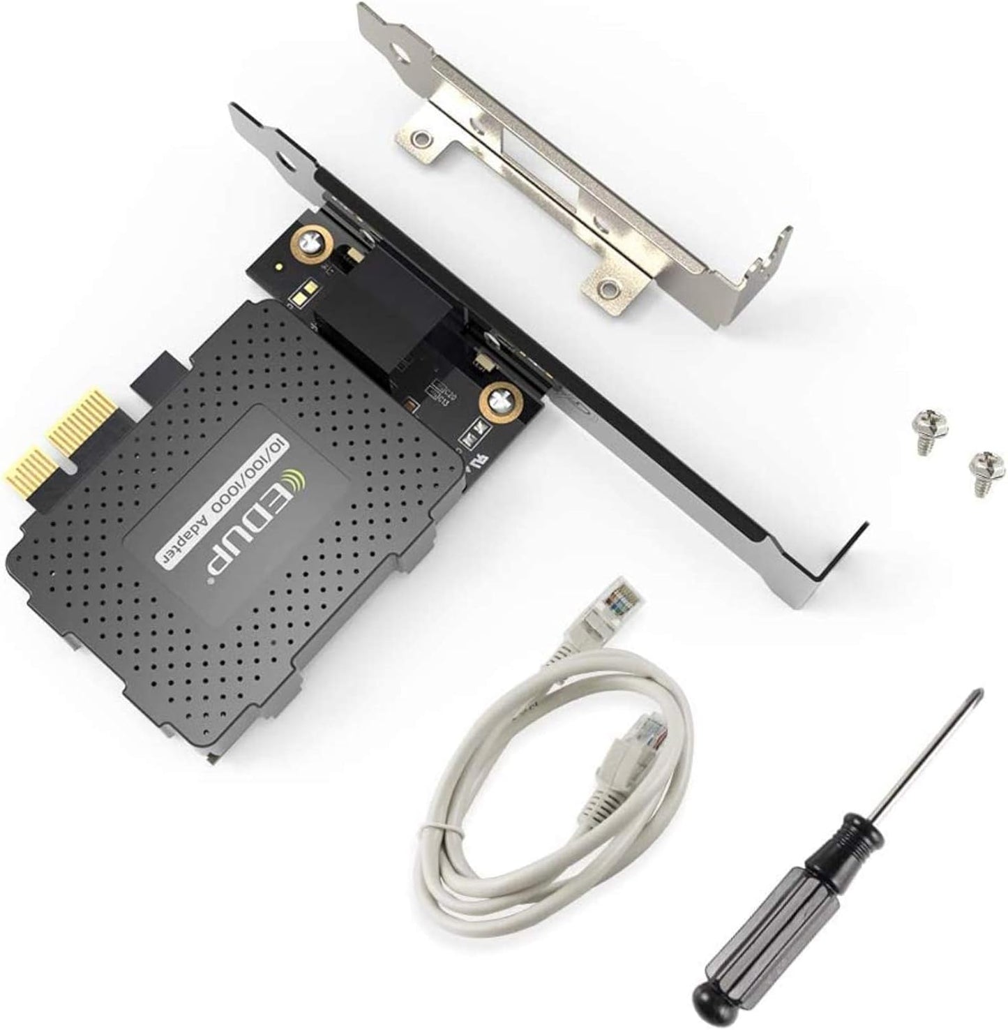 بطاقة شبكة EDUP Gigabit Ethernet PCI Express PCI-E بسرعة 10/100/1000 ميجابت في الثانية RJ45 LAN محول لأجهزة الكمبيوتر المكتبية