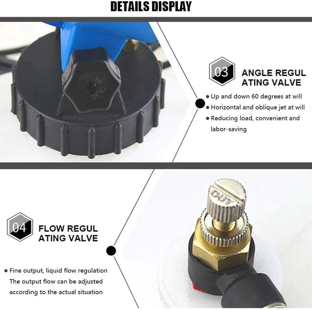 ULV Fogger Sprayer - 4.5L Portable Fogging Machine, Eliminates 99.99% of Viruses for Indoor Outdoor Capacity 5m Long Tube Ultra-Low Atomizer Disinfection Sprayer