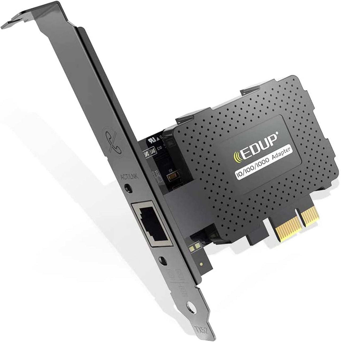 بطاقة شبكة EDUP Gigabit Ethernet PCI Express PCI-E بسرعة 10/100/1000 ميجابت في الثانية RJ45 LAN محول لأجهزة الكمبيوتر المكتبية