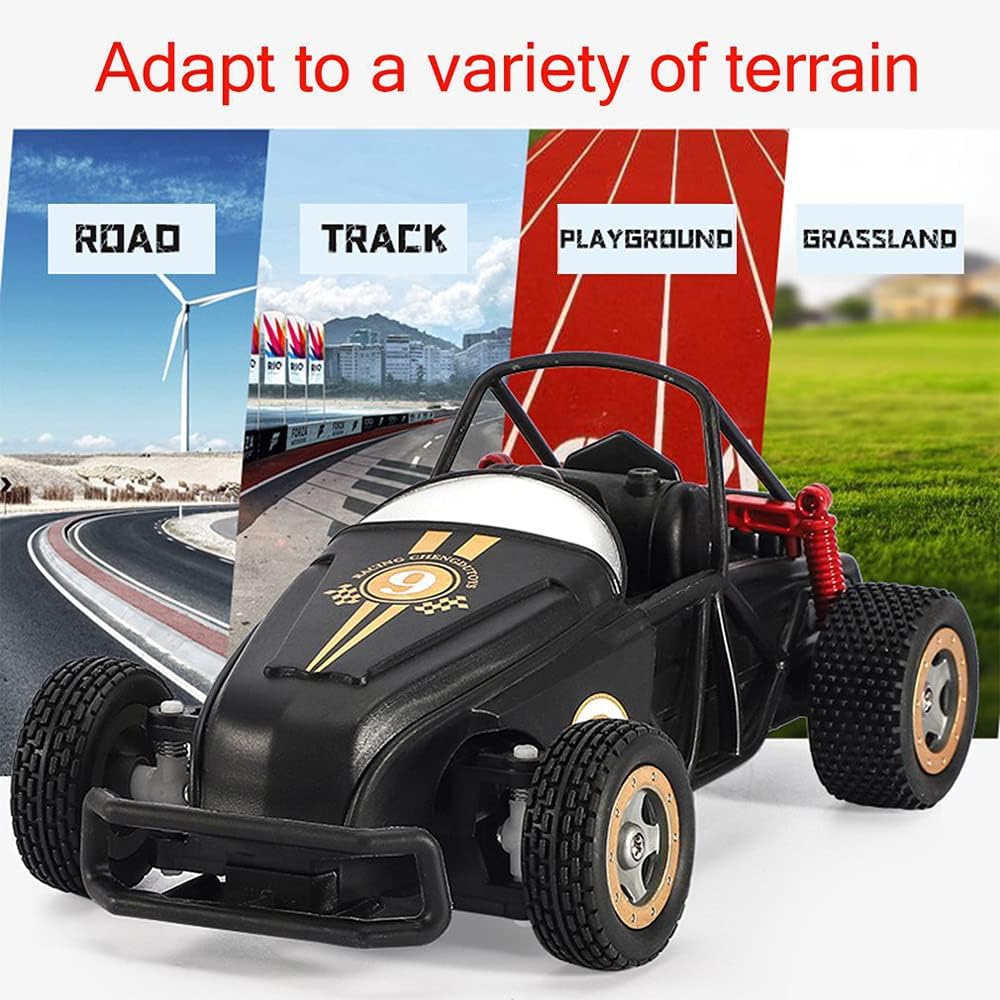 XMFQUAN 1/20 Mini Electric Remote Control F1 Racing Car, 2.4G High Speed Drift Charging RC Rally Truck, Drop-Resistant Non-Slip Off-Road RC Vehicle Model, Parent-Child Interactive Toy Car