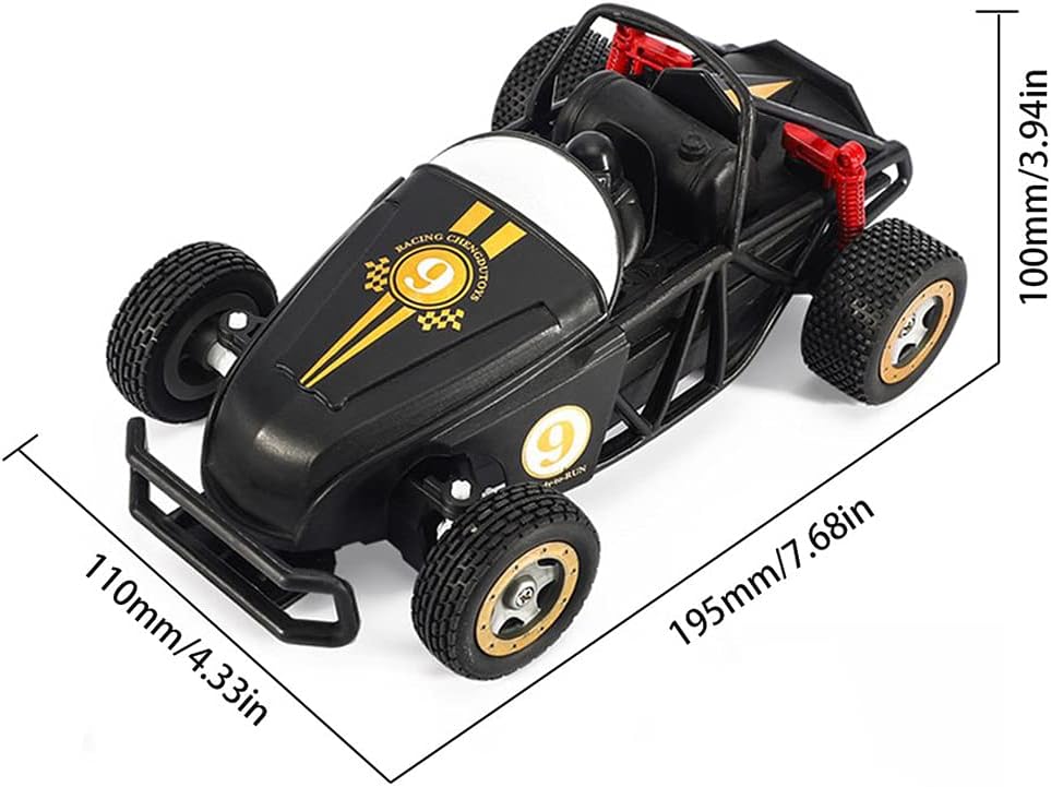 XMFQUAN 1/20 Mini Electric Remote Control F1 Racing Car, 2.4G High Speed Drift Charging RC Rally Truck, Drop-Resistant Non-Slip Off-Road RC Vehicle Model, Parent-Child Interactive Toy Car