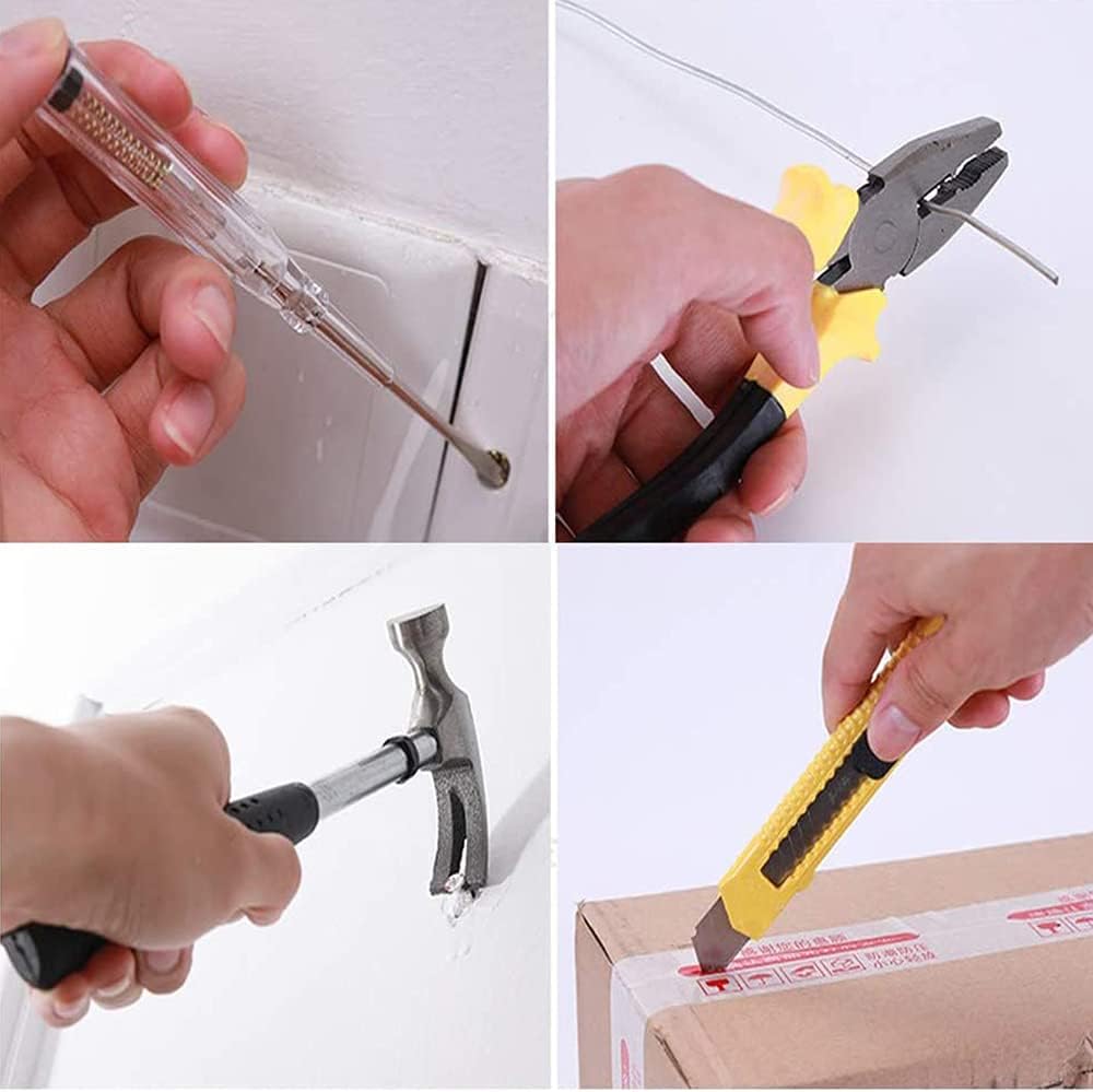 JAWAI 9-Piece Portable Mini Tool Set – Basic Household Repair Kit for Home, Office & Car