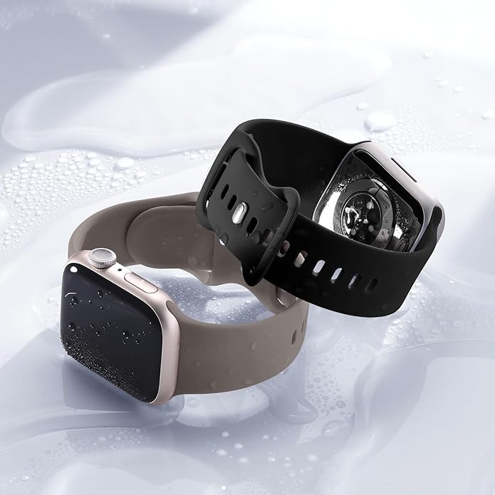 Maledan 6 Pack Bands Compatible for Apple Watch Band 38mm 40mm 41mm 42mm 44mm 45mm 46mm 49mm Women Men, Soft Silicone Sport Band Strap for iWatch Apple Watch Series 11 10 9 8 7 6 5 4 3 2 1 SE Ultra