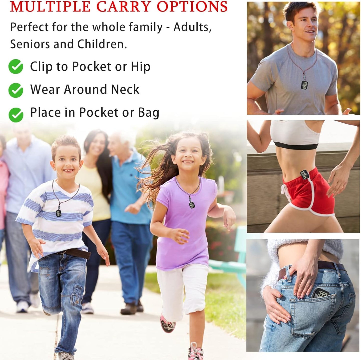 Gzvxuny Pedometer for Walking, Pedometer Clip On Step Counter with Large Display and Lanyard, Accurate Fitness Tracker, Pedometers for Steps Clip On for Seniors, Kids, Men and Women (Black)