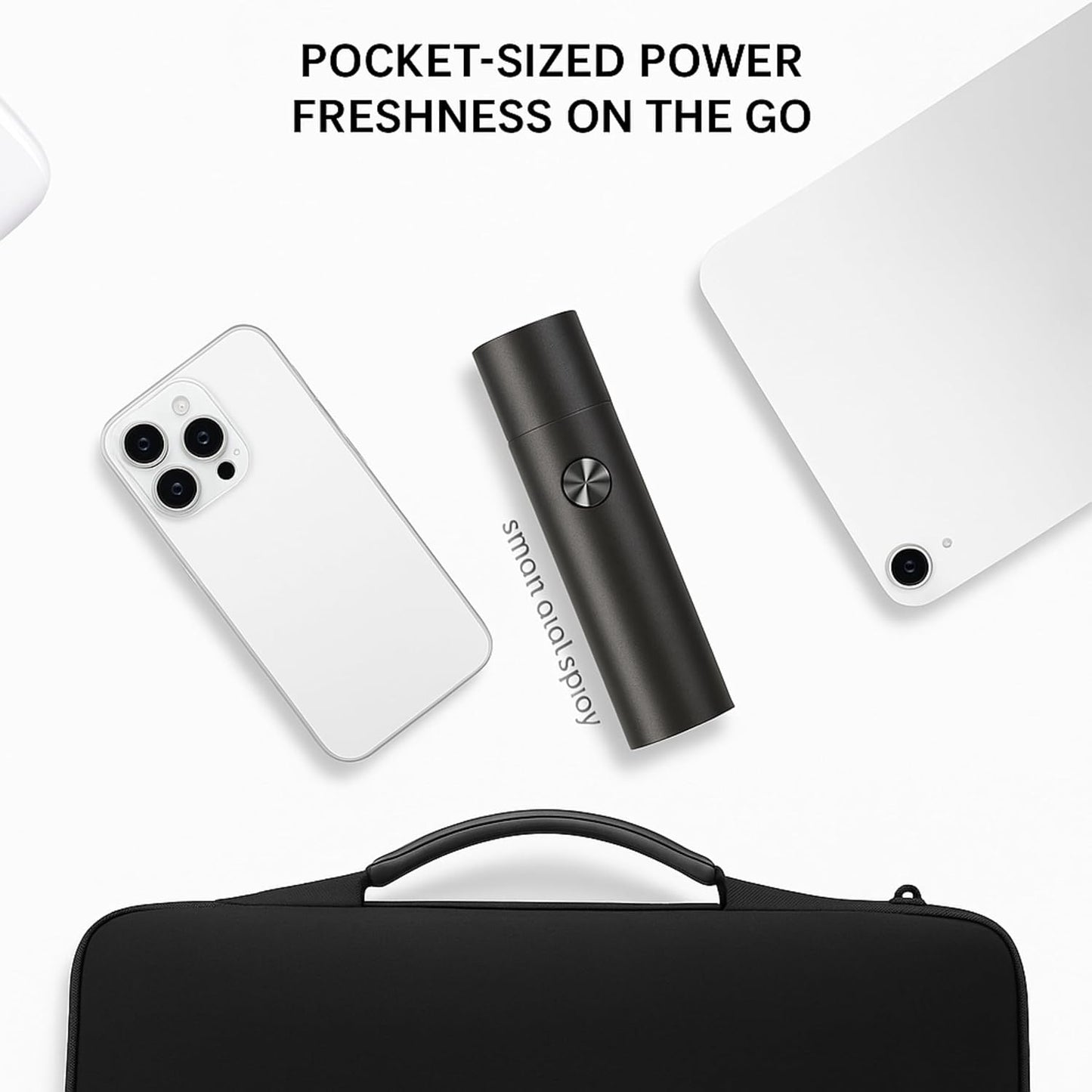 ZDEER PW13 Electric Cool Breath Spray, Probiotic Mouth Spray, Oral Spray Alcohol-Free for Fresh Breath & Dry Mouth,Rechargeable, 4 Flavor Cartridges, Travel Size, Ideal for Dating Office Daily Use