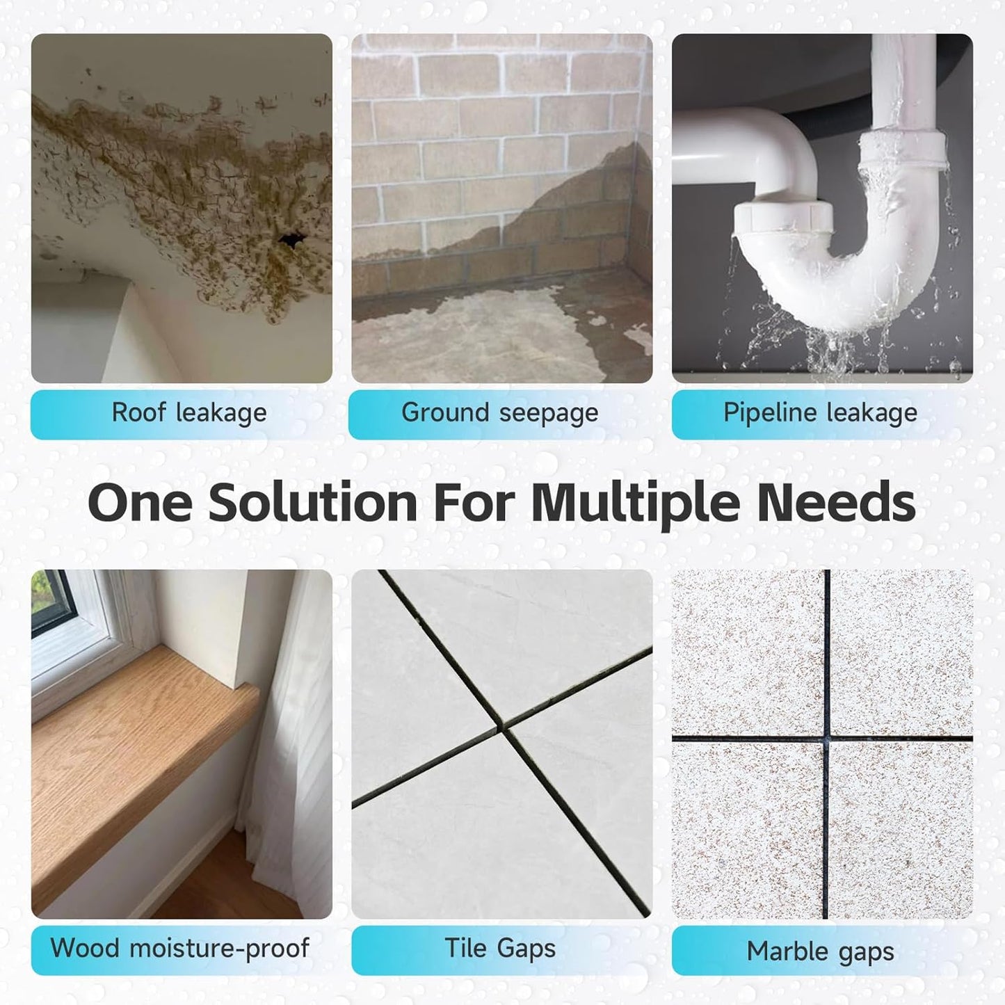 Hydra Sealant Waterproof Sealant 250gm, Waterproofing Agent, Anti-Leakage Waterproofing Agent, Transparent Waterproof Paint, Original Highly Effective and Sealant Glue