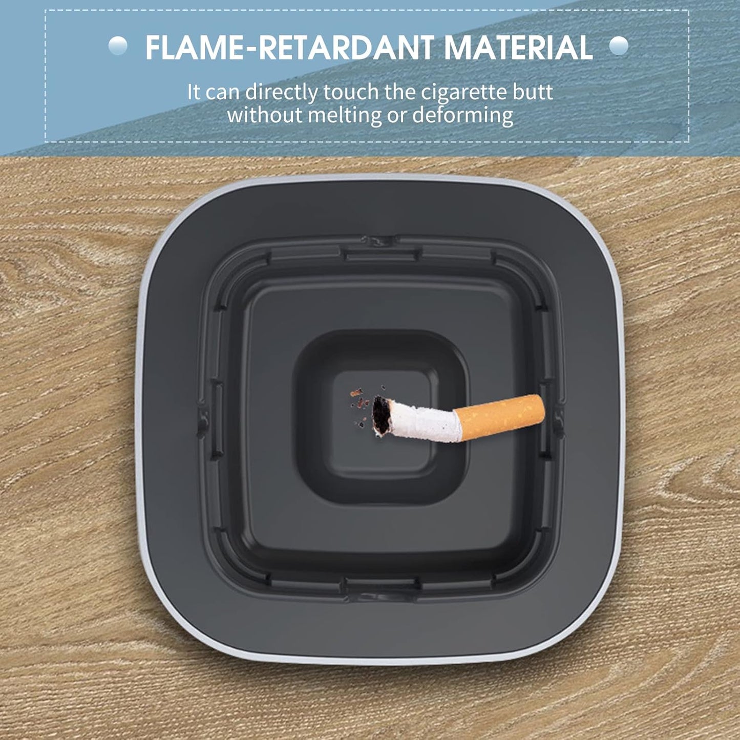Smokeless Ashtray - 2 In 1 Multifunctional Ashtray Air Purifier Ashtray with Filter,Multifunctional Portable Negative Ion Air Freshener for Business Car Home Office
