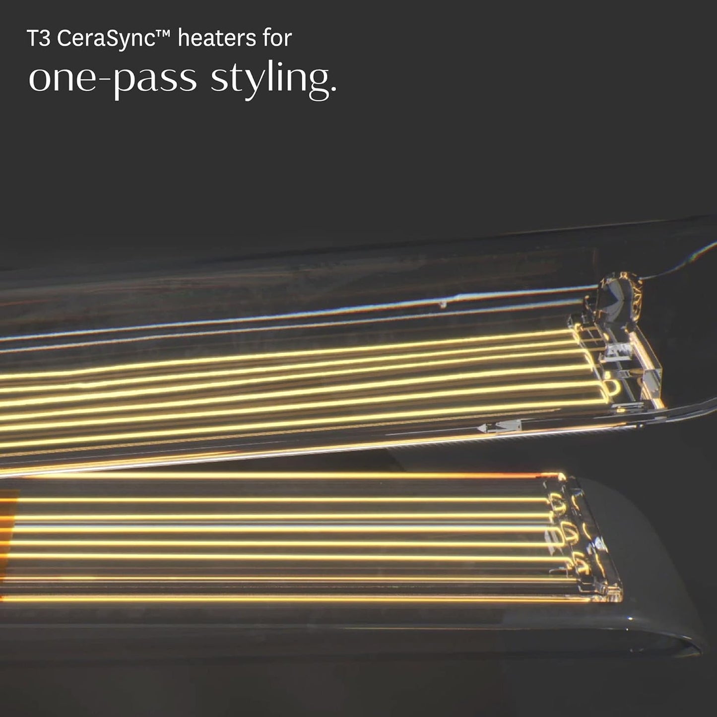 Like A New T3 Smooth ID 1” Flat Iron with Touch Interface - Digital Ceramic Flat Iron with Interactive HeatID Technology for Automatic Heat Setting Personalization