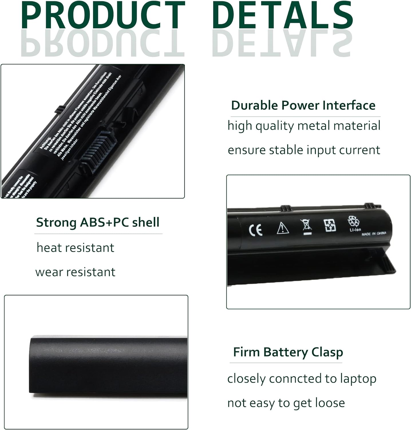 بطارية بديلة جديدة لأجهزة الكمبيوتر المحمول K104 KI04 HSTNN-LB6S HSTNN-LB6R 800049-001 800010-421 TPN-Q158 لأجهزة HP Pavilion 14-ab 14T-ab 15-ab 15-an 17-g 14-ab006TU 15-ab000 15-ab038TX، بطارية 33 وات في الساعة