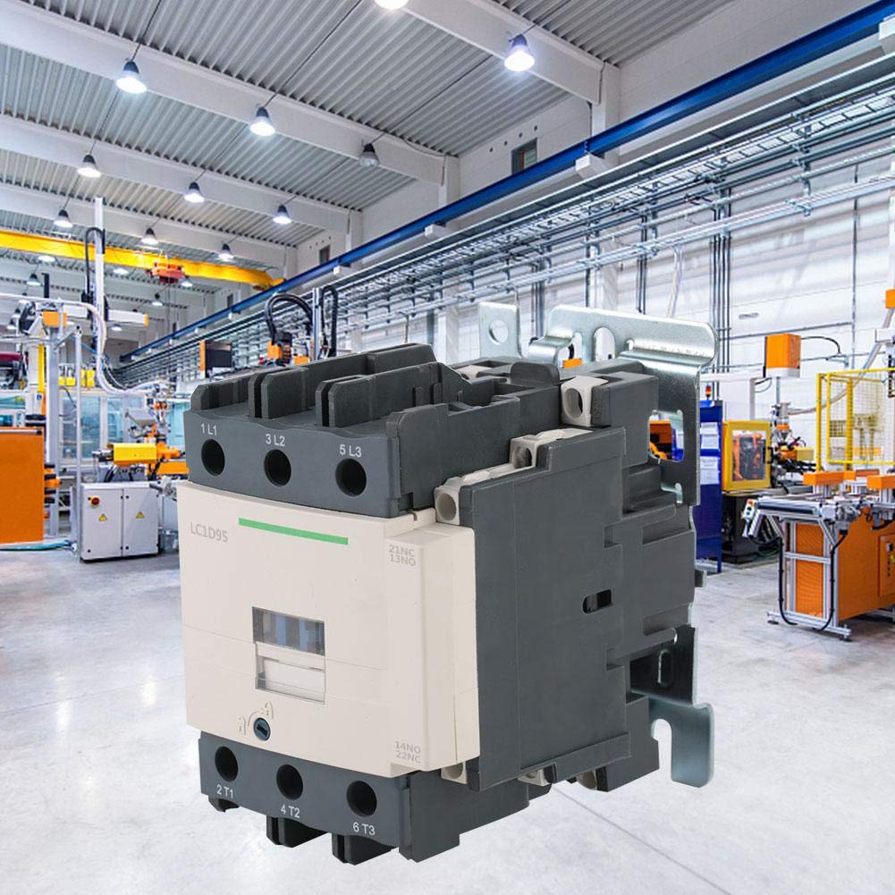 قواطع تيار متردد Hilitand LC1D95، 220 فولت 95 أمبير، قواطع تيار متردد بملف ثلاثي الأقطاب، جديدة للهندسة الكهربائية، قواطع