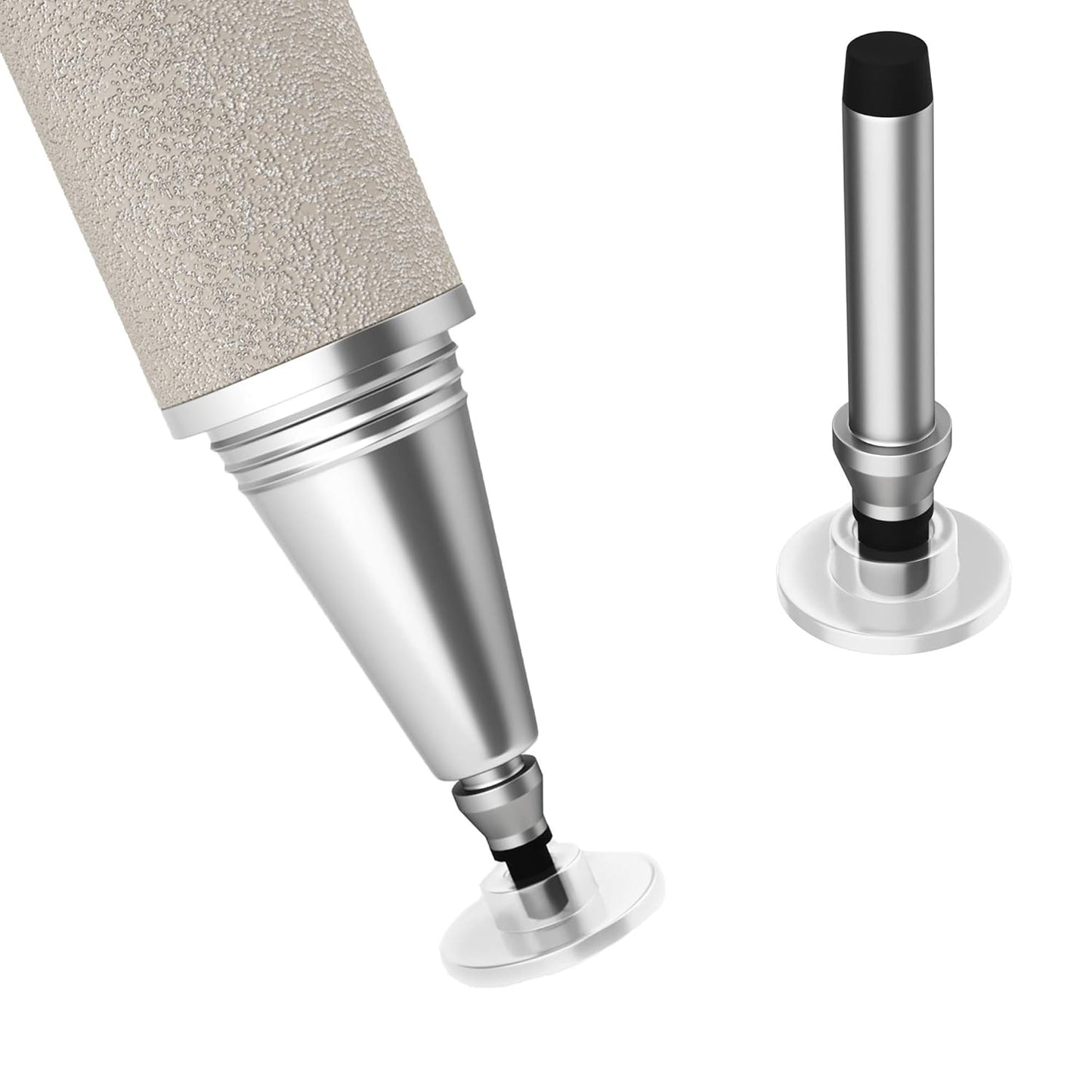 Replacement Disc Tips, High Precision Fine Point Round Disk for 2 in 1 Series Stylus Pen, Clear (10 Pack)