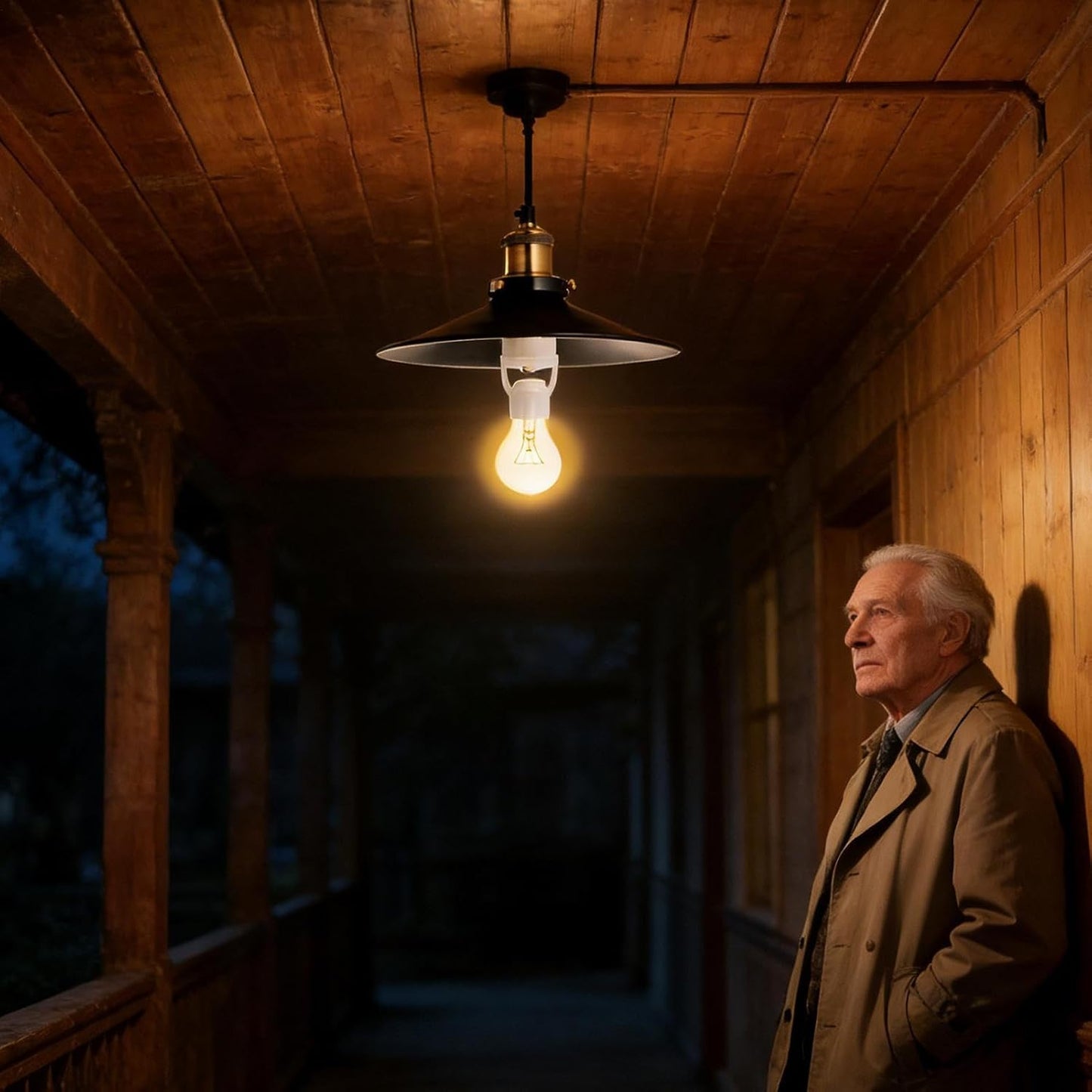 Light Socket Motion Sensor Adapter - E27 Screw In Infrared Radar Sensor,Bulb Adapter Light Socket - for Home Porch Garage Basement Front Door Hallway Indoor Outdoor Exit