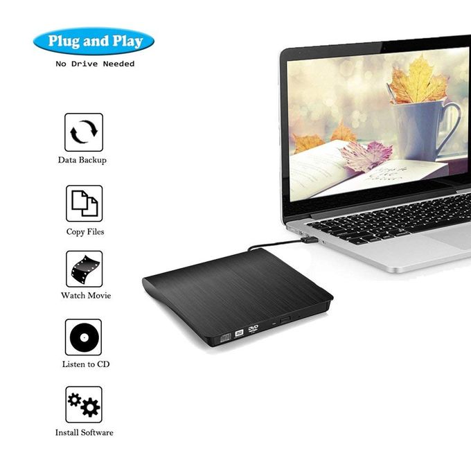 USB 3.0 POP-UP Mobile External DVD-Rw DVD / CD Rewritable Drive External ODD & HDD Device