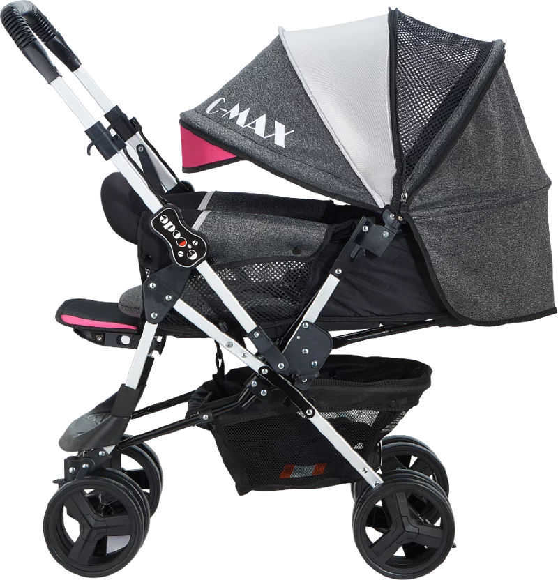 C-Max 9-Series Baby Stroller & Pram – Best Stroller for Newborns & Toddlers in Pakistan | Pink, Green, Yellow