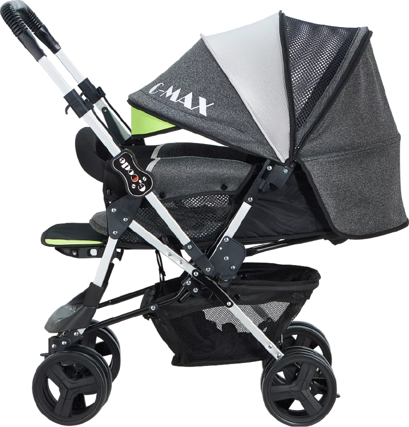 C-Max 9-Series Baby Stroller & Pram – Best Stroller for Newborns & Toddlers in Pakistan | Pink, Green, Yellow