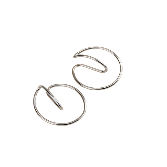 Double Hooping Ear Cuff Irregular Curve Clip Cartilage Lobe Stacking No Piercing Dainty Earrings for Women&Men Fashion Gift