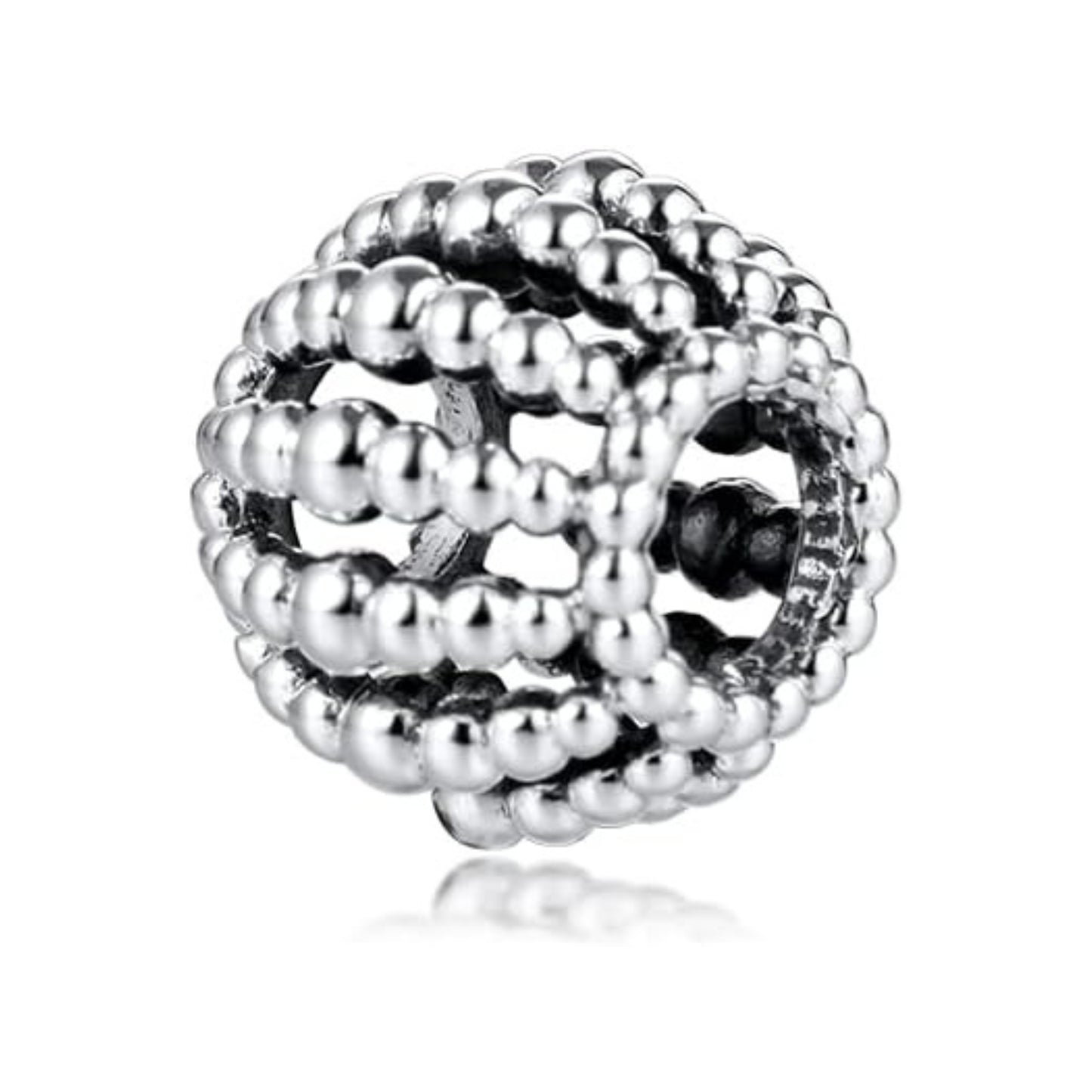 925 Silver Beads Beaded Openwork Charm Woman DIY Beads For Jewelry Making Fits European Sterling Silver Bracelets