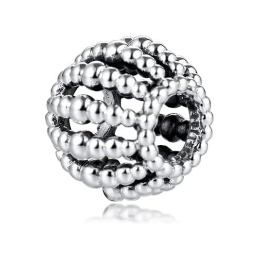 925 Silver Beads Beaded Openwork Charm Woman DIY Beads For Jewelry Making Fits European Sterling Silver Bracelets