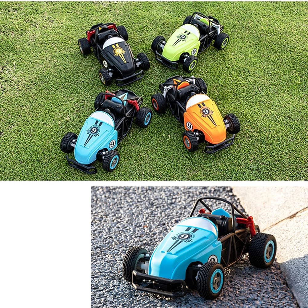 XMFQUAN 1/20 Mini Electric Remote Control F1 Racing Car, 2.4G High Speed Drift Charging RC Rally Truck, Drop-Resistant Non-Slip Off-Road RC Vehicle Model, Parent-Child Interactive Toy Car