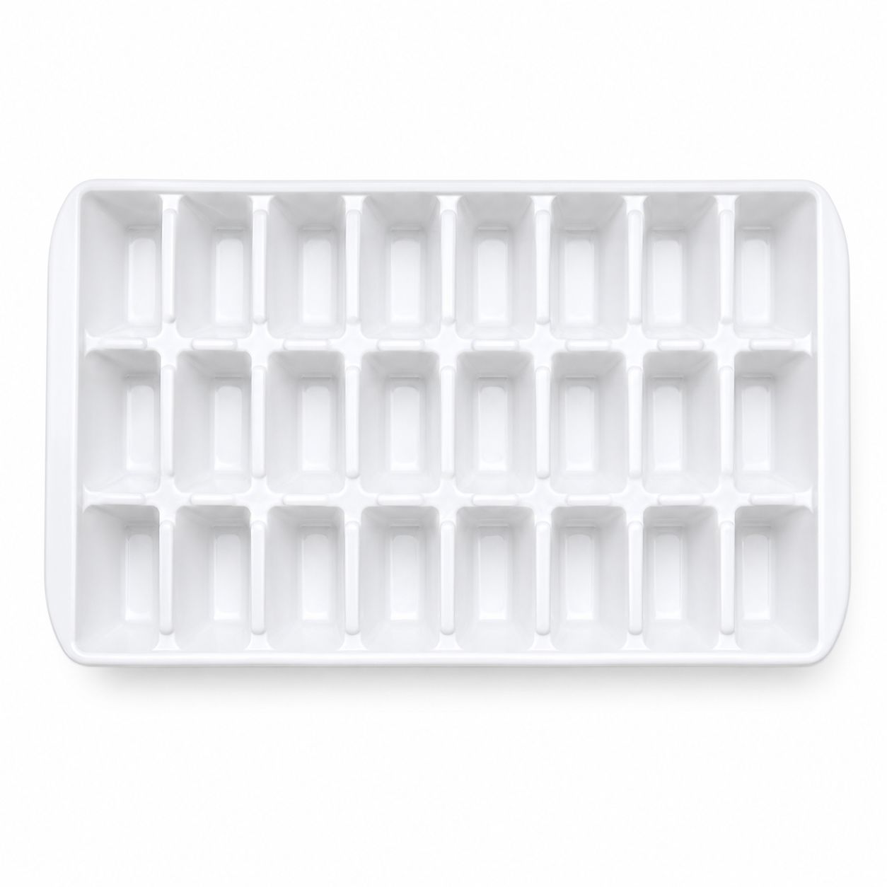Ice cube tray 24 cube Easy To Release Ice Trays, Ice Mould, Large Ice Cubes Maker, Single Rope Handle Design Home Shop