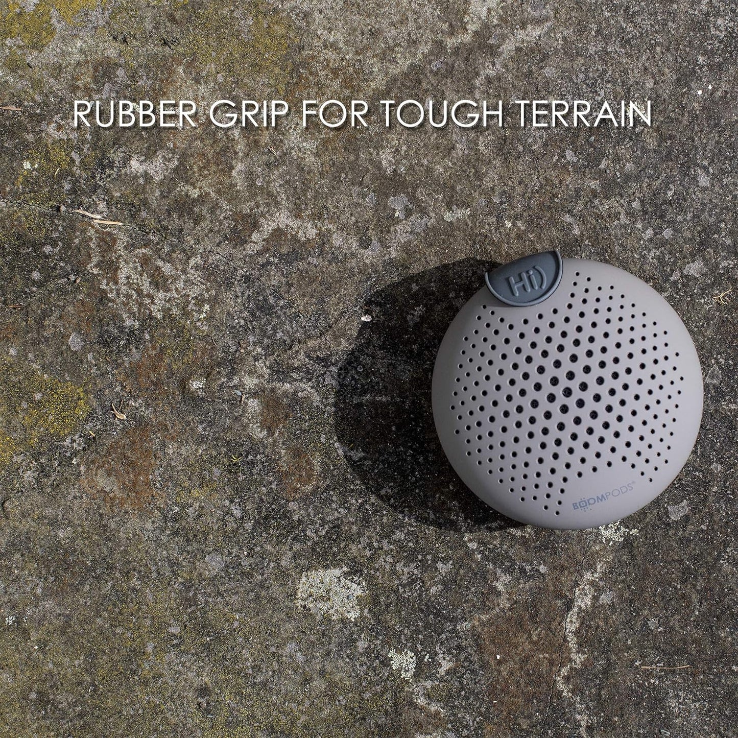 Like A New Boompods Soundclip Wireless Portable Bluetooth Speaker - Alexa Built-In Pocket Speaker, IPX6 Waterproof Rating, Small Indoor/Outdoor Speakers, Great for Garden/Bathroom/Travel, Grey