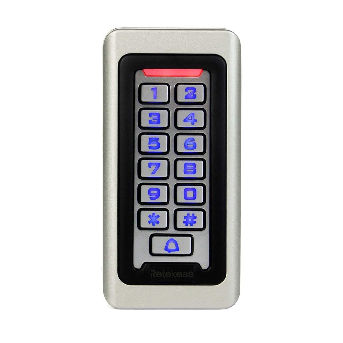 لوحة مفاتيح ريتكيس T-AC03 للتحكم في الوصول الأمني، لوحة مفاتيح RFID، التحكم في الوصول إلى الباب، لوحة مفاتيح مستقلة، 2000 مستخدم، Wiegand 26 بت، تدعم بطاقة RFID القريبة