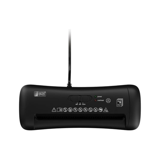 مكتب موحد آلة تقطيع أوتوماتيكية للمستندات أو الورق A4 حتى 6 أوراق في المرة الواحدة.